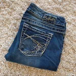 SILVER Jeans Tuesday Bootcut Embellished Pockets